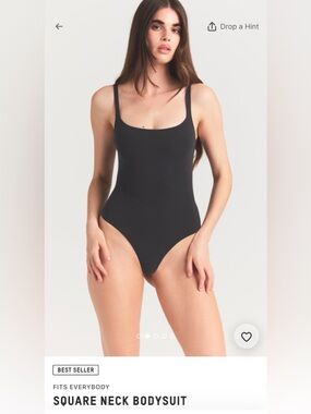 SKIMS fits everybody square neck bodysuit